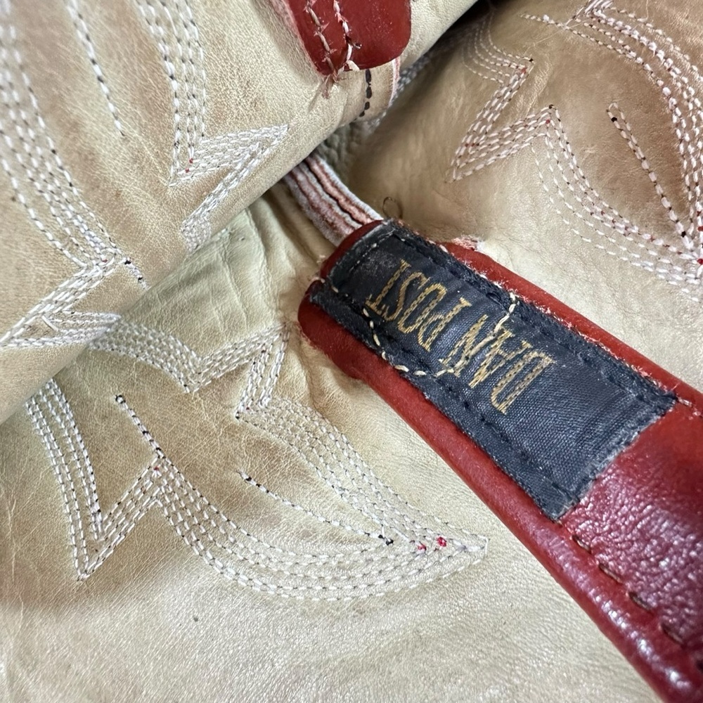 Classic Western Leather and Eel skin Boots by Dan Post - Picture 4 of 8